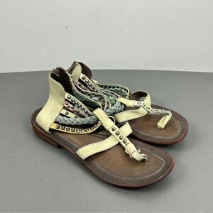 MJUS Leather Gladiator Sandals
